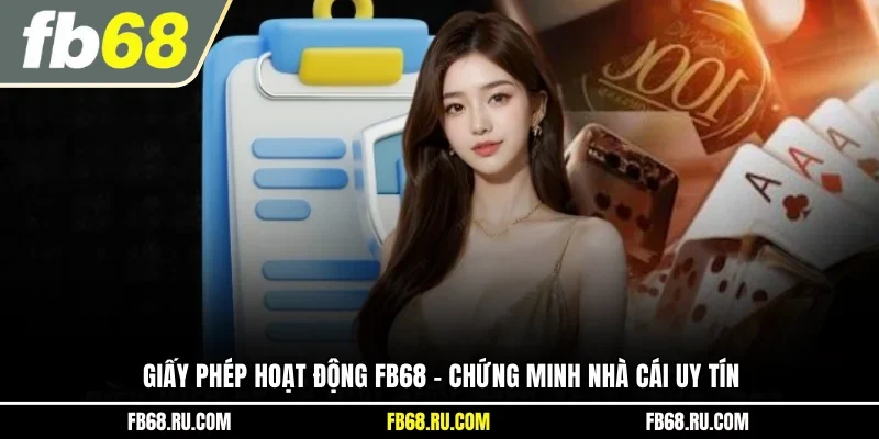 Giấy phép hoạt động FB68